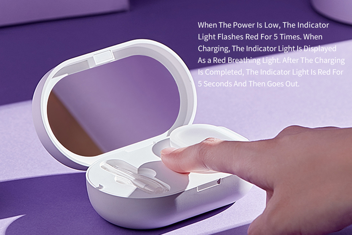 Noise Design Ultrasonic Contact Lens Home Cleaner For Household-8